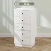 Mobiletto contenitore HOMCOM con 5 cassetti, mobiletto Anteprima dell’immagine prodotto 3