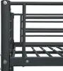 Struttura letto a castello in metallo nero 140x200 Anteprima dell’immagine prodotto 4