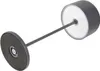Stolová lampa Olympia Siena, okrúhla kupola, sivá, 300 mm Náhľad obrázku produktu 3