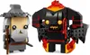 Two LEGO BrickHeadz figures, Gandalf the Grey and a Balrog, are shown against a white background. Produktbild-Vorschau