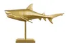 riess-ambiente Skulptur HAI 68cm gold Metall Haifisch Produktbild-Vorschau 11
