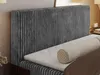 MKS MEBLE Boxspringbett 180x200 Grau Cord, Boxspringbett Produktbild-Vorschau 5
