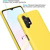 A yellow phone case is shown on a smartphone, highlighting its protective features. Produktbild-Vorschau