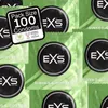 EXS Geribbeld, gestippeld en uitlopend - Condooms - 100 Productafbeelding-voorbeeld 4