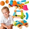 WOOPIE Magnetické stavební kostky Vozidla 52 el. Náhled obrázku produktu 1