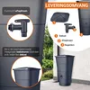 GARANTIA IBIZA regenton hoekig 200 L graphite grey incl. Productafbeelding-voorbeeld 4