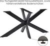 Esstisch Baumkantentisch Akazie lackiert massiv 180 x 90 cm Produktbild-Vorschau 4