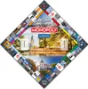 A diamond-shaped Monopoly board featuring images of Paderborn landmarks. Produktbild-Vorschau