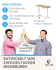 UNITURE® Kabelkanal Schreibtisch [DEKRA ] - 2er Set Produktbild-Vorschau 4