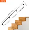 VEVOR 240cm Corrimano retrò per tubi d'acqua Ringhiera Anteprima dell’immagine prodotto 13