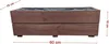 Blumenkasten aus Holz 60 cm – Pflanzkasten Balkon & Produktbild-Vorschau 2