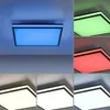 Plafoniera LED RGB, dimmerabile, telecomando, L 45 cm Anteprima dell’immagine prodotto 5