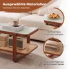 Table basse rectangulaire COSTWAY, table d'appoint pour Voir les images du produit 6
