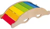Playtive Holz Balancewippe, Kinder in Regenbogenfarben mit Produktbild-Vorschau 2