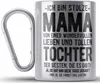 Trendation - Mama Tochter Edelstahl Tasse Karabiner Produktbild-Vorschau 1