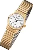 Regent F-890 Damen-Uhr Analog Quarz mit Zug-Armband IP-Gold Produktbild-Vorschau 2