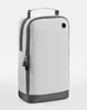 A studio shot of a sports shoe bag.