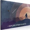 Italienischer Leinwand Leinwandbild - Explore Other Planets Produktbild-Vorschau 1