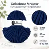 Bobbiny Premium 5 mm 50 m Ink Blue Schnur Produktbild-Vorschau 4