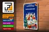 Blechschild Weihnachtsgrüße ENGELSKIRCHEN 20x30cm Produktbild-Vorschau 3