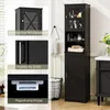 COSTWAY 40x30x170,5cm mobile bagno stretto, mobile bagno Anteprima dell’immagine prodotto 4