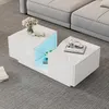 MODFU Hochglanz-Couchtisch Weiß mit Produktbild-Vorschau 3