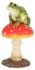 Esschert Design Mouche agaric avec grenouille Voir les images du produit 2
