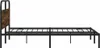 Bettgestell ohne Matratze 150x200 cm Räuchereiche Produktbild-Vorschau 6