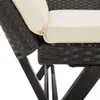 vidaXL Gartenbank mit Auflagen 176 cm Schwarz Poly Rattan Produktbild-Vorschau 10