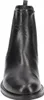 A front view of a black Chelsea boot. Voir les images du produit