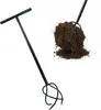 Relaxdays : griffe de jardin avec manche, 4 dents, poignées Voir les images du produit 1