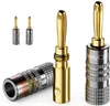 deleyCON 4 Stück Bananenstecker Set - Vergoldet Schraubbar Produktbild-Vorschau 1