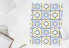 MuchoWow® Mauspad Mousepad Blume - Blau - Gelb - Kacheln - Produktbild-Vorschau 6
