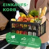 Novaliv Einkaufskorb Klappbox | 30L Schwarz faltbar stabil| Produktbild-Vorschau 7