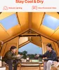 VEVOR Aufblasbares Zelt für Camping 8-12 Personen mit Produktbild-Vorschau 2