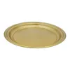 Metallteller Dekoteller rund Gold 30 cm Kerzenteller Produktbild-Vorschau 5