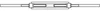 A product image of a turnbuckle on a white background. Produktbild-Vorschau