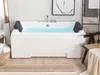 BELIANI Whirlpool-Badewanne Weiß 170 x 75 cm mit Produktbild-Vorschau 2