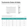 Radiatore EMKE, modello a pannello, design piatto, Anteprima dell’immagine prodotto 7