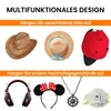 10 pezzi Porta cappelli da parete autoadesivo senza trapano Anteprima dell’immagine prodotto 6