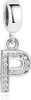 PANDACHARMS Anhänger Charm Buchstabe P, 925er Sterling Produktbild-Vorschau 1