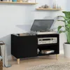 vidaXL Skříň na talíře černá 84,5x38x48 cm odvozený výrobek Náhled obrázku produktu 2