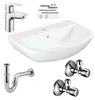 Grohe Waschbecken 60 cm Baukeramik Armatur Bauedge Keramik Produktbild-Vorschau 1