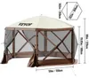 VEVOR Pavillon Bildschirmzelt, 10 x 10 Fuß, 6-seitiges Produktbild-Vorschau 6