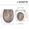 SCHÜTTE WC Sitz OLD WOOD, Duroplast Toilettendeckel mit Produktbild-Vorschau 7