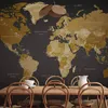Vlies Fototapete - World Map: Modern Geography 150x105 cm Produktbild-Vorschau 1