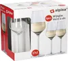 Alpina 86430 Pohár na bílé víno 370 ml, čiré sklo (balení Náhled obrázku produktu 4