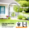 Kovový záhradný oblúk FCH, ružový oblúk s dvierkami, 135 x Náhľad obrázku produktu 5
