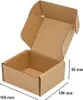A cardboard box with dimensions indicated. Podgląd zdjęcia produktu
