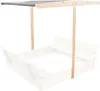 Aga Dach für Kindersandkasten 120x120 cm Grau Produktbild-Vorschau 1